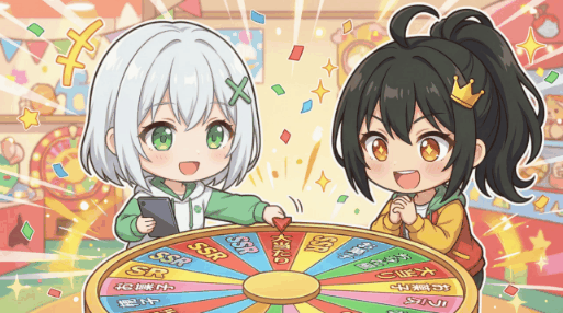 重み付きルーレット抽選